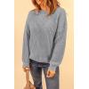 imagePRETTYGARDEN Fall Sweaters for Women 2026 Fashion Long Sleeve Casual Ribbed Knit Winter Clothes Pullover Jumper TopsGrey