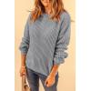 imagePRETTYGARDEN Fall Sweaters for Women 2026 Fashion Long Sleeve Casual Ribbed Knit Winter Clothes Pullover Jumper TopsGrey