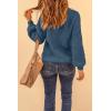 imagePRETTYGARDEN Fall Sweaters for Women 2026 Fashion Long Sleeve Casual Ribbed Knit Winter Clothes Pullover Jumper TopsGrey Blue