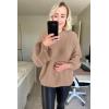 imagePRETTYGARDEN Fall Sweaters for Women 2026 Fashion Long Sleeve Casual Ribbed Knit Winter Clothes Pullover Jumper TopsKhaki