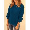 imagePRETTYGARDEN Fall Sweaters for Women 2026 Fashion Long Sleeve Casual Ribbed Knit Winter Clothes Pullover Jumper TopsLake Blue