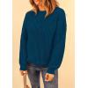 imagePRETTYGARDEN Fall Sweaters for Women 2026 Fashion Long Sleeve Casual Ribbed Knit Winter Clothes Pullover Jumper TopsLake Blue