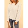 imagePRETTYGARDEN Fall Sweaters for Women 2026 Fashion Long Sleeve Casual Ribbed Knit Winter Clothes Pullover Jumper TopsLight Apricot