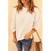 imagePRETTYGARDEN Fall Sweaters for Women 2026 Fashion Long Sleeve Casual Ribbed Knit Winter Clothes Pullover Jumper TopsLight Apricot