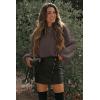 imagePRETTYGARDEN Fall Sweaters for Women 2026 Fashion Long Sleeve Casual Ribbed Knit Winter Clothes Pullover Jumper TopsLight Brown