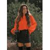 imagePRETTYGARDEN Fall Sweaters for Women 2026 Fashion Long Sleeve Casual Ribbed Knit Winter Clothes Pullover Jumper TopsOrange