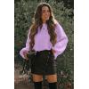 imagePRETTYGARDEN Fall Sweaters for Women 2026 Fashion Long Sleeve Casual Ribbed Knit Winter Clothes Pullover Jumper TopsPurple