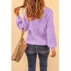 imagePRETTYGARDEN Fall Sweaters for Women 2026 Fashion Long Sleeve Casual Ribbed Knit Winter Clothes Pullover Jumper TopsPurple