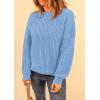 imagePRETTYGARDEN Fall Sweaters for Women 2026 Fashion Long Sleeve Casual Ribbed Knit Winter Clothes Pullover Jumper TopsSky Blue