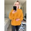 imagePRETTYGARDEN Fall Sweaters for Women 2026 Fashion Long Sleeve Casual Ribbed Knit Winter Clothes Pullover Jumper TopsTurmeric