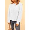 imagePRETTYGARDEN Fall Sweaters for Women 2026 Fashion Long Sleeve Casual Ribbed Knit Winter Clothes Pullover Jumper TopsWhite