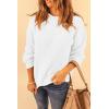 imagePRETTYGARDEN Fall Sweaters for Women 2026 Fashion Long Sleeve Casual Ribbed Knit Winter Clothes Pullover Jumper TopsWhite
