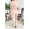 imagePRETTYGARDEN Jumpsuits for Women 2026 Spring Summer Casual Dressy Short Sleeve Romper Airport Vacation Travel OutfitsBeige