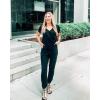 imagePRETTYGARDEN Jumpsuits for Women 2026 Spring Summer Casual Dressy Short Sleeve Romper Airport Vacation Travel OutfitsBlack