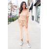 imagePRETTYGARDEN Jumpsuits for Women 2026 Summer Dressy Off Shoulder Romper Spring Vacation Travel Lounge Outfits ClothesBeige