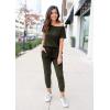imagePRETTYGARDEN Jumpsuits for Women 2026 Summer Dressy Off Shoulder Romper Spring Vacation Travel Lounge Outfits ClothesGreen
