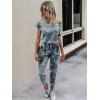 imagePRETTYGARDEN Jumpsuits for Women 2026 Summer Dressy Off Shoulder Romper Spring Vacation Travel Lounge Outfits ClothesGreen Camo