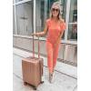 imagePRETTYGARDEN Jumpsuits for Women 2026 Summer Dressy Off Shoulder Romper Spring Vacation Travel Lounge Outfits ClothesPink