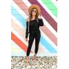 imagePRETTYGARDEN Jumpsuits for Women Casual 2026 Fall Long Sleeve Off Shoulder Rompers One Piece Travel Outfits Fashion ClothingAblack