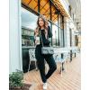 imagePRETTYGARDEN Jumpsuits for Women Casual 2026 Fall Long Sleeve Off Shoulder Rompers One Piece Travel Outfits Fashion ClothingAblack