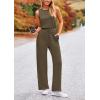 imagePRETTYGARDEN Jumpsuits for Women Casual 2026 Summer Sleeveless Wide Leg Pants Rompers One Piece Beach Vacation Spring OutfitsArmy Green