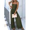 imagePRETTYGARDEN Jumpsuits for Women Dressy 2026 Summer Sleeveless Casual Wide Leg Rompers Spring Cruise Vacation OutfitsArmy Green