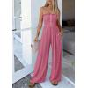 imagePRETTYGARDEN Jumpsuits for Women Dressy 2026 Summer Sleeveless Casual Wide Leg Rompers Spring Cruise Vacation OutfitsPink
