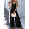 imagePRETTYGARDEN Jumpsuits for Women Summer 2026 Sleeveless Wide Leg Date Night Rompers Beach Vacation Cruise One Piece OutfitsBlack
