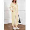 imagePRETTYGARDEN Long Sleeve Jumpsuits for Women Casual 2026 Fall Fashion Zip Up Pant Rompers One Piece Sweatsuits Travel OutfitsApricot