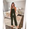 imagePRETTYGARDEN One Piece Jumpsuits for Women 2026 Summer Casual Drawstring Sleeveless Tank Romper Beach Vacation OutfitsZarmy Green