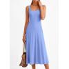 imagePRETTYGARDEN Spring Dresses for Women 2026 Summer Casual Sleeveless Square Neck A Line Knit Pleated Midi Cocktail Party DressLight Blue
