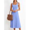 imagePRETTYGARDEN Spring Dresses for Women 2026 Summer Casual Sleeveless Square Neck A Line Knit Pleated Midi Cocktail Party DressLight Blue