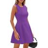 imagePRETTYGARDEN Summer Dresses for Women 2026 Elegant Classy Spring A Line Business Casual Work Graduation Cocktail Short DressPurple