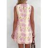 imagePRETTYGARDEN Sundresses for Women 2026 Summer Elegant Floral A Line Short Party Dress Beach Vacation ClothesApricot Light Purple Floral