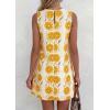 imagePRETTYGARDEN Sundresses for Women 2026 Summer Elegant Floral A Line Short Party Dress Beach Vacation ClothesApricot Yellow Floral