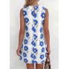 imagePRETTYGARDEN Sundresses for Women 2026 Summer Elegant Floral A Line Short Party Dress Beach Vacation ClothesWhite Blue Floral