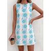 imagePRETTYGARDEN Sundresses for Women 2026 Summer Elegant Floral A Line Short Party Dress Beach Vacation ClothesWhite Cyan Floral