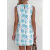 imagePRETTYGARDEN Sundresses for Women 2026 Summer Elegant Floral A Line Short Party Dress Beach Vacation ClothesWhite Cyan Floral