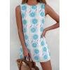imagePRETTYGARDEN Sundresses for Women 2026 Summer Elegant Floral A Line Short Party Dress Beach Vacation ClothesWhite Cyan Floral