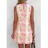 imagePRETTYGARDEN Sundresses for Women 2026 Summer Elegant Floral A Line Short Party Dress Beach Vacation ClothesWhite Pink Floral