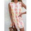 imagePRETTYGARDEN Sundresses for Women 2026 Summer Elegant Floral A Line Short Party Dress Beach Vacation ClothesWhite Pink Floral