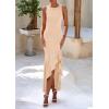 imagePRETTYGARDEN Wedding Guest Dresses for Women 2026 Summer Formal Gala Maxi Dress Ruffle Mermaid Cocktail Long DressesApricot