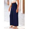 imagePRETTYGARDEN Wide Leg Pants for Women Trendy 2026 Fall High Waisted Business Casual Outfits Work Pant TrousersNavy