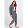 imagePRETTYGARDEN Womens 2 Piece Outfits Casual Corduroy Long Sleeve Button Down Jacket and Pants Tracksuit with Pockets