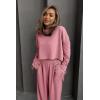 imagePRETTYGARDEN Womens 2024 Fall 2 Piece Tracksuit Outfits Casual Long Sleeve Pullover Tops And Palazzo Pants Sets