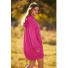 imagePRETTYGARDEN Womens 2024 Fall Fashion Hooded Sweatshirts Casual Long Sleeve Pullover Hoodie Dress