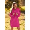 imagePRETTYGARDEN Womens 2024 Fall Fashion Hooded Sweatshirts Casual Long Sleeve Pullover Hoodie Dress