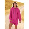 imagePRETTYGARDEN Womens 2024 Fall Fashion Hooded Sweatshirts Casual Long Sleeve Pullover Hoodie Dress