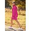 imagePRETTYGARDEN Womens 2024 Fall Fashion Hooded Sweatshirts Casual Long Sleeve Pullover Hoodie Dress