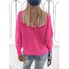 imagePRETTYGARDEN Womens 2024 Fall Knit Pullover Sweaters Long Sleeve Turtleneck Fringe Jumper Tops BlouseRose Red